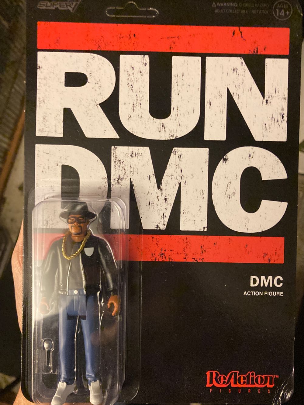 Reaction: RUN DMC Darryl ”DMC” Mcdaniels Action Figure - Super 7 / ReAction Figures action figure collectible [Barcode 840049809192] - Main Image 3