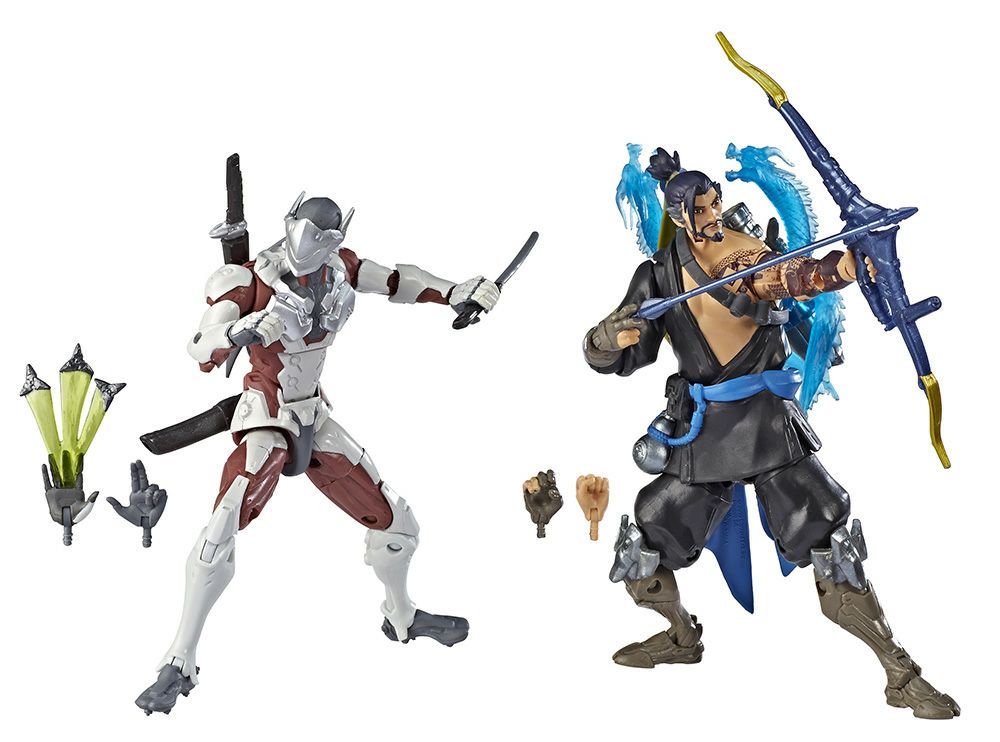 Blizzard Entertainment Overwatch Ultimates Genji/Hanzo - Hasbro (Overwatch Ultimates Series) action figure collectible [Barcode 630509841349] - Main Image 2