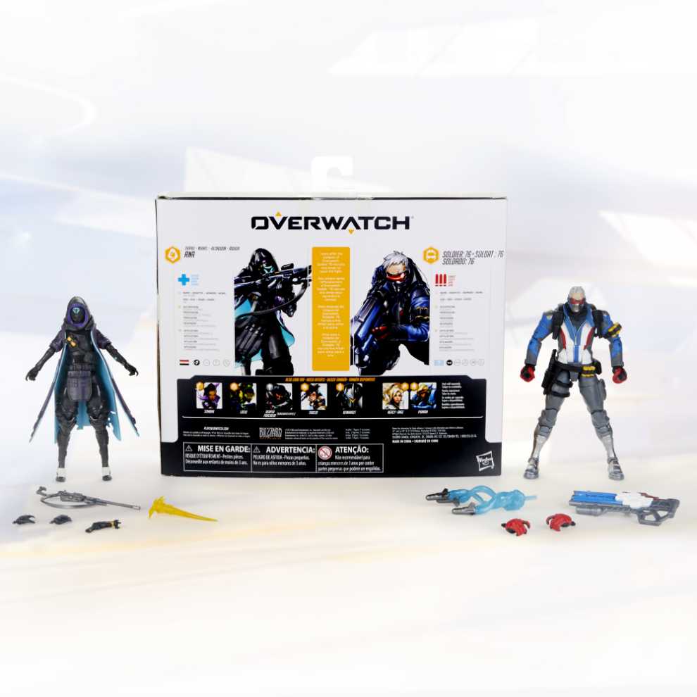 Blizzard Entertainment Overwatch Ultimates Genji/Hanzo - Hasbro (Overwatch Ultimates Series) action figure collectible [Barcode 630509841349] - Main Image 4