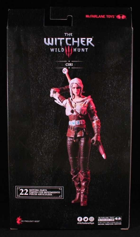 The Witcher Ciri (Variant) - McFarlane Toys (The Witcher 3: Wild Hunt) action figure collectible [Barcode 787926134094] - Main Image 3