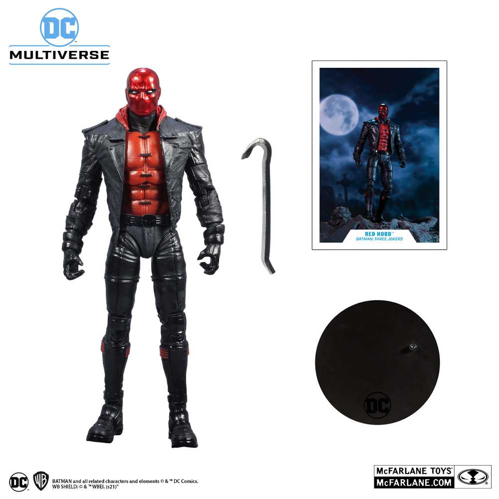THE RED HOOD (McFarlane) Batman DC Multiverse Batman: Three Jokers Series - McFarlane (DC Multiverse) action figure collectible - Main Image 2