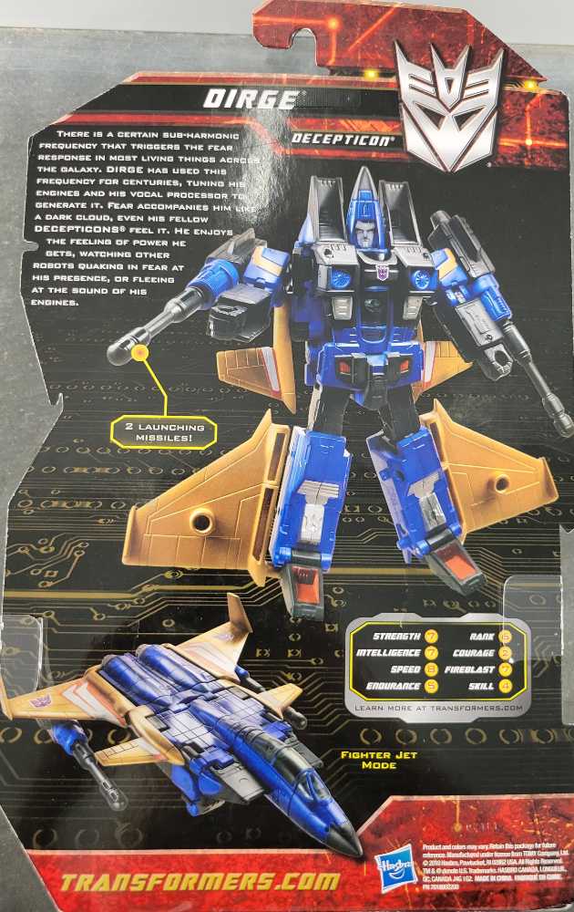 Dirge 1st Carded - Hasbro (Generations) action figure collectible - Main Image 3