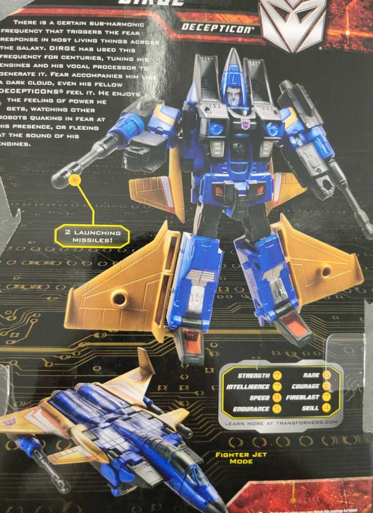 Dirge 1st Carded - Hasbro (Generations) action figure collectible - Main Image 4