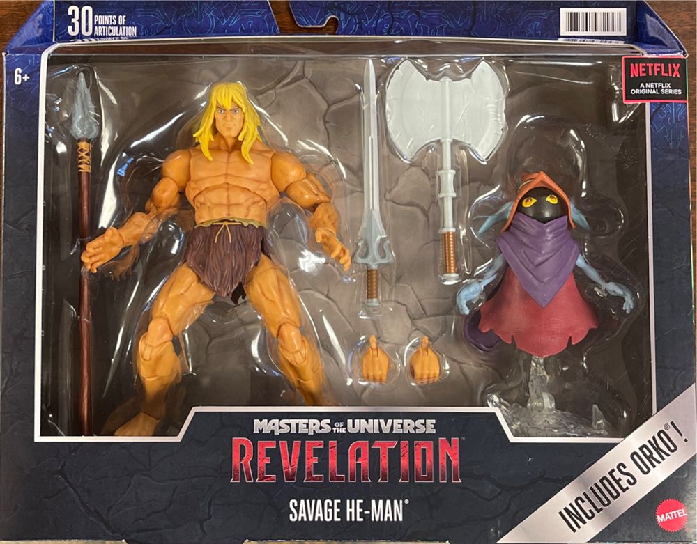 Savage He-Man - Mattel Inc (Masterverse) action figure collectible [Barcode 887961982947] - Main Image 1