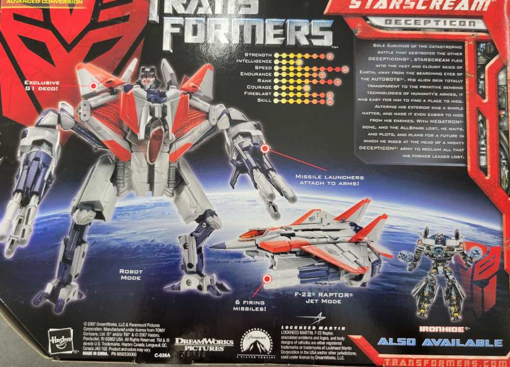 Starscream G1 Deco - Hasbro (Movie) action figure collectible - Main Image 3