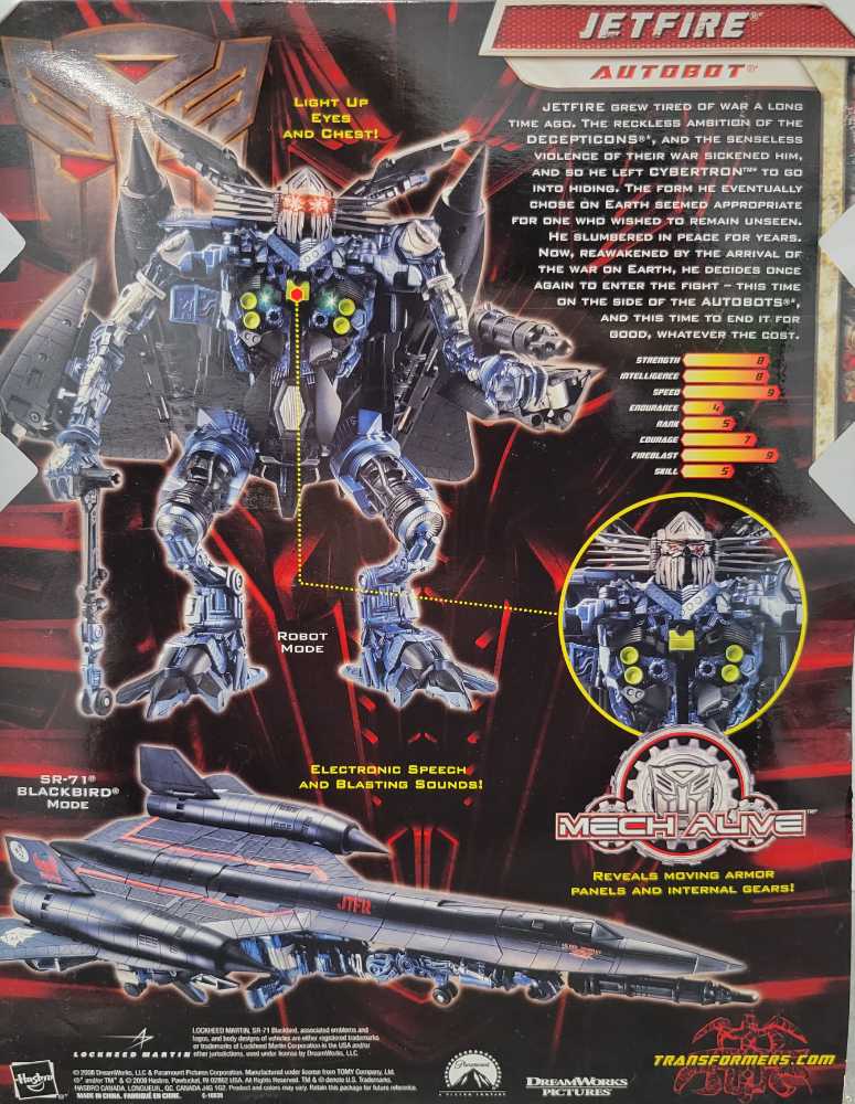 Jetfire Jet Mode 4th Vehicle Mode  - Hasbro (Revenge Of The Fallen) action figure collectible - Main Image 3