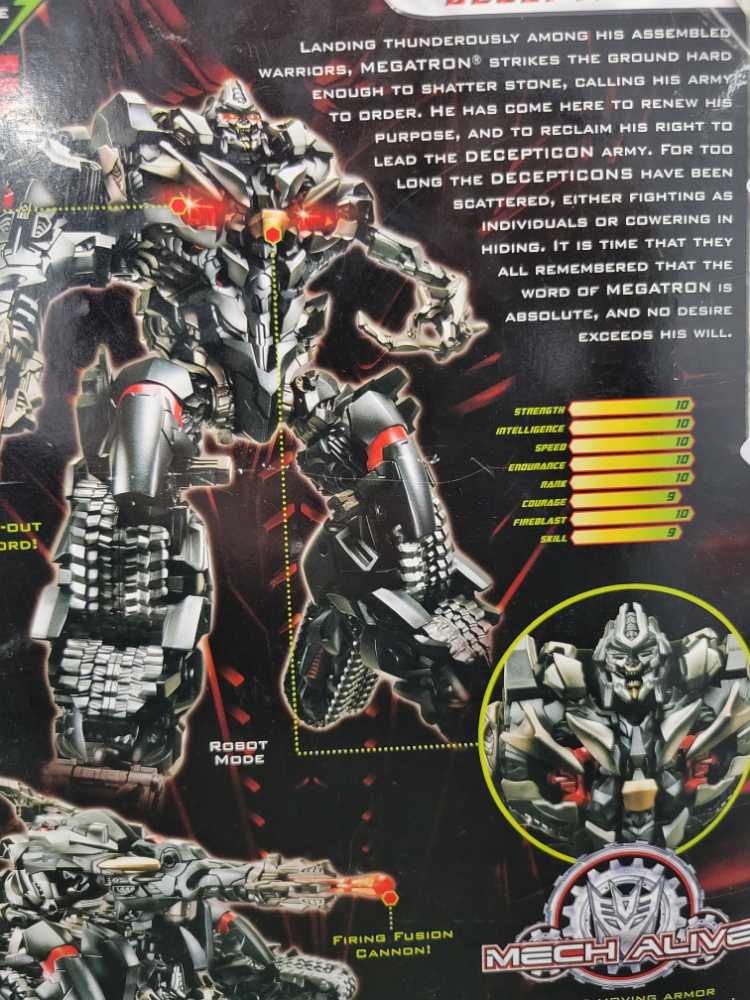Megatron Shadow Command Boxed - Hasbro (Revenge Of The Fallen) action figure collectible - Main Image 4