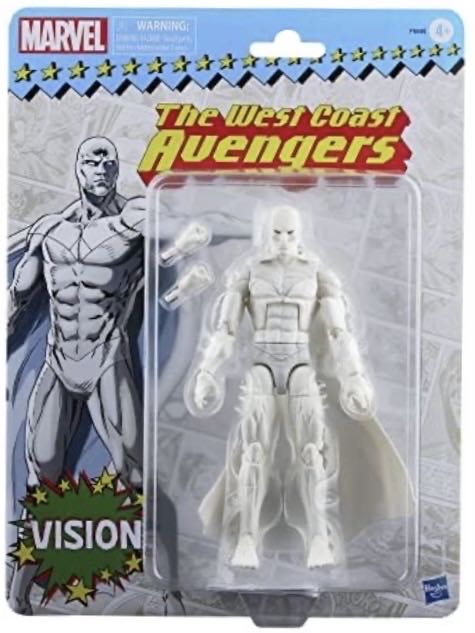 Marvel Legends Retro Avengers West Coast Vision white - Hasbro (Comic) action figure collectible [Barcode 5010993986064] - Main Image 2