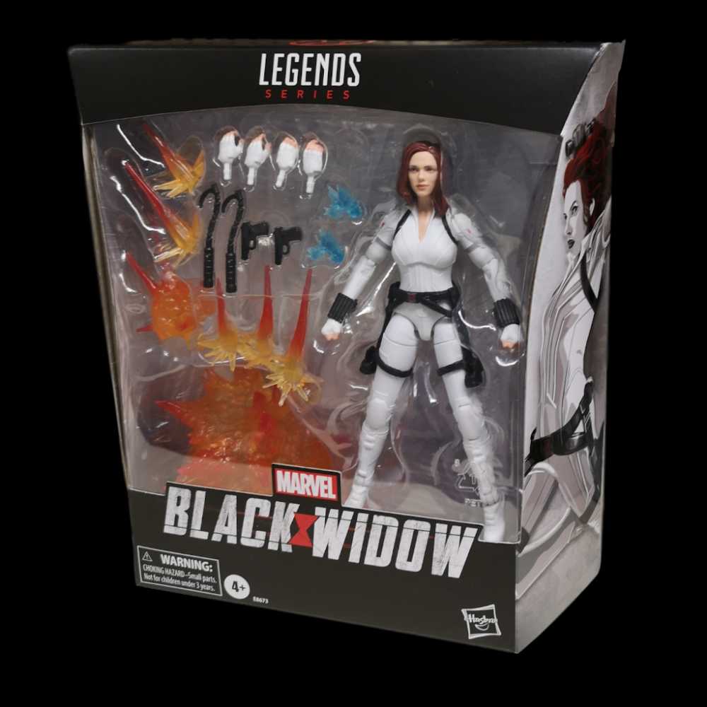 Marvel Legends Black Widow Movie Deluxe White Costume - Hasbro (Marvel Legends) action figure collectible - Main Image 2
