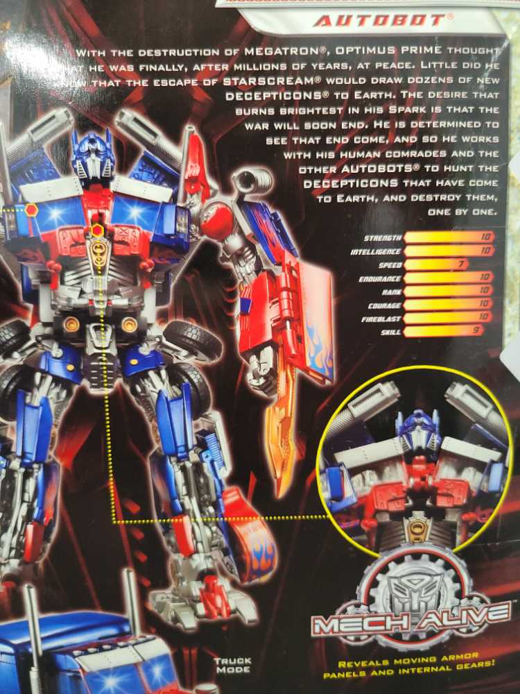 Optimus Prime Leader 1st Boxed - Hasbro (Revenge Of The Fallen) action figure collectible - Main Image 4