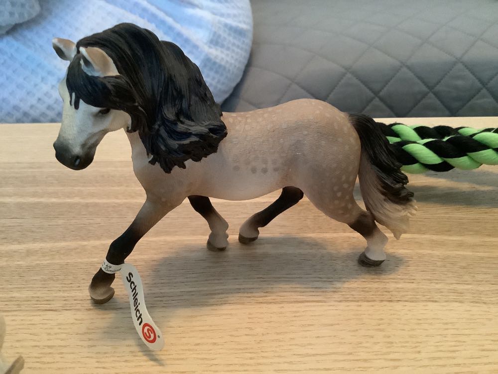 Schleich Horse Club Animal Figurine Horse Toys For Girls And Boys 5-12 Years Old Andalusian Mare  action figure collectible [Barcode 4059433322766] - Main Image 2