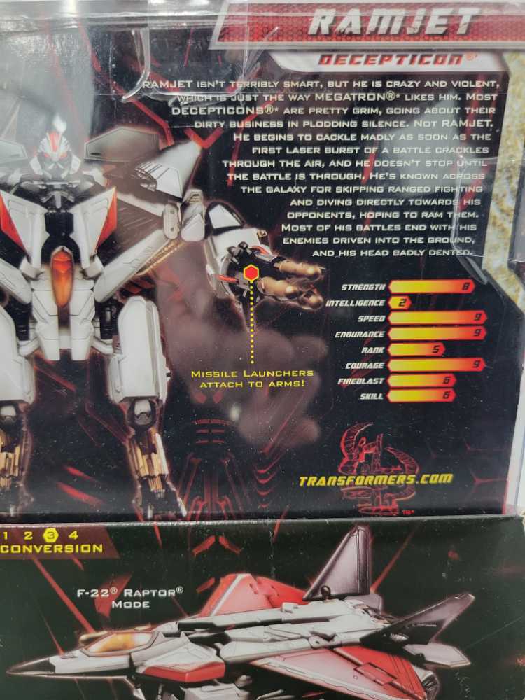 Ramjet Ram Jet Boxed Wal-Mart Walmart  - Hasbro (Revenge Of The Fallen) action figure collectible - Main Image 4