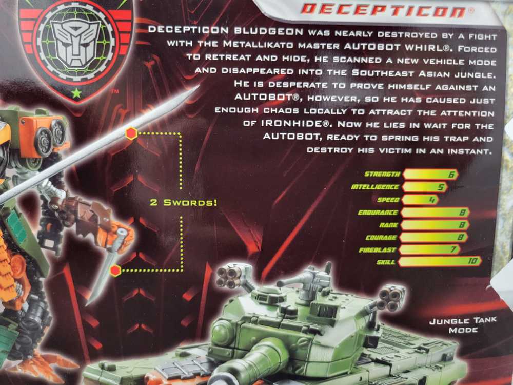 Bludgeon Boxed - Hasbro (Revenge Of The Fallen) action figure collectible - Main Image 4