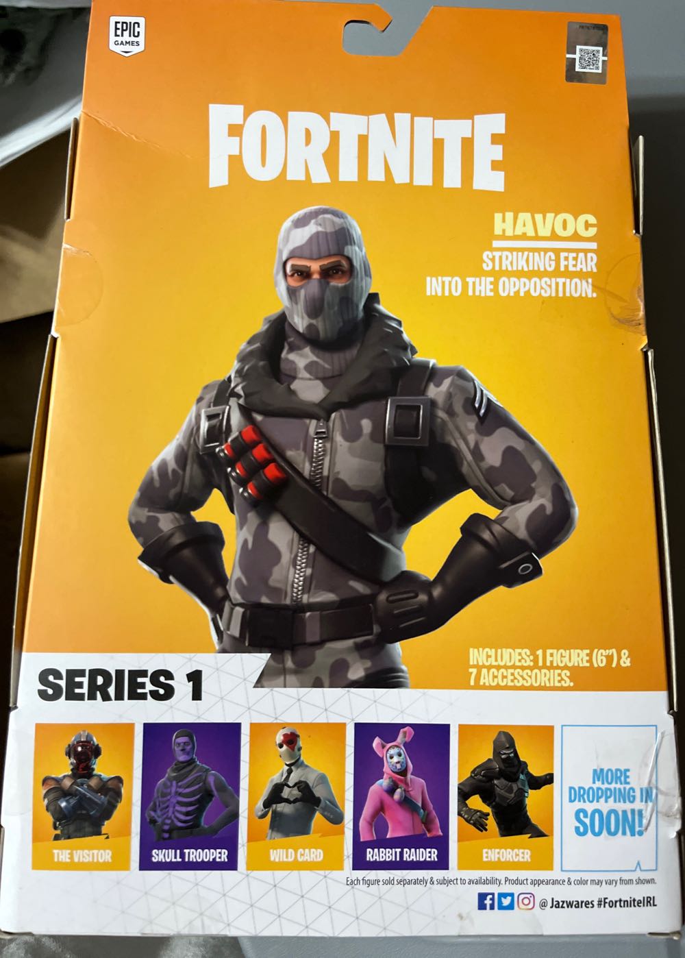 Fortnite 6” Legendary Series Figure Havoc  action figure collectible [Barcode 191726007272] - Main Image 2