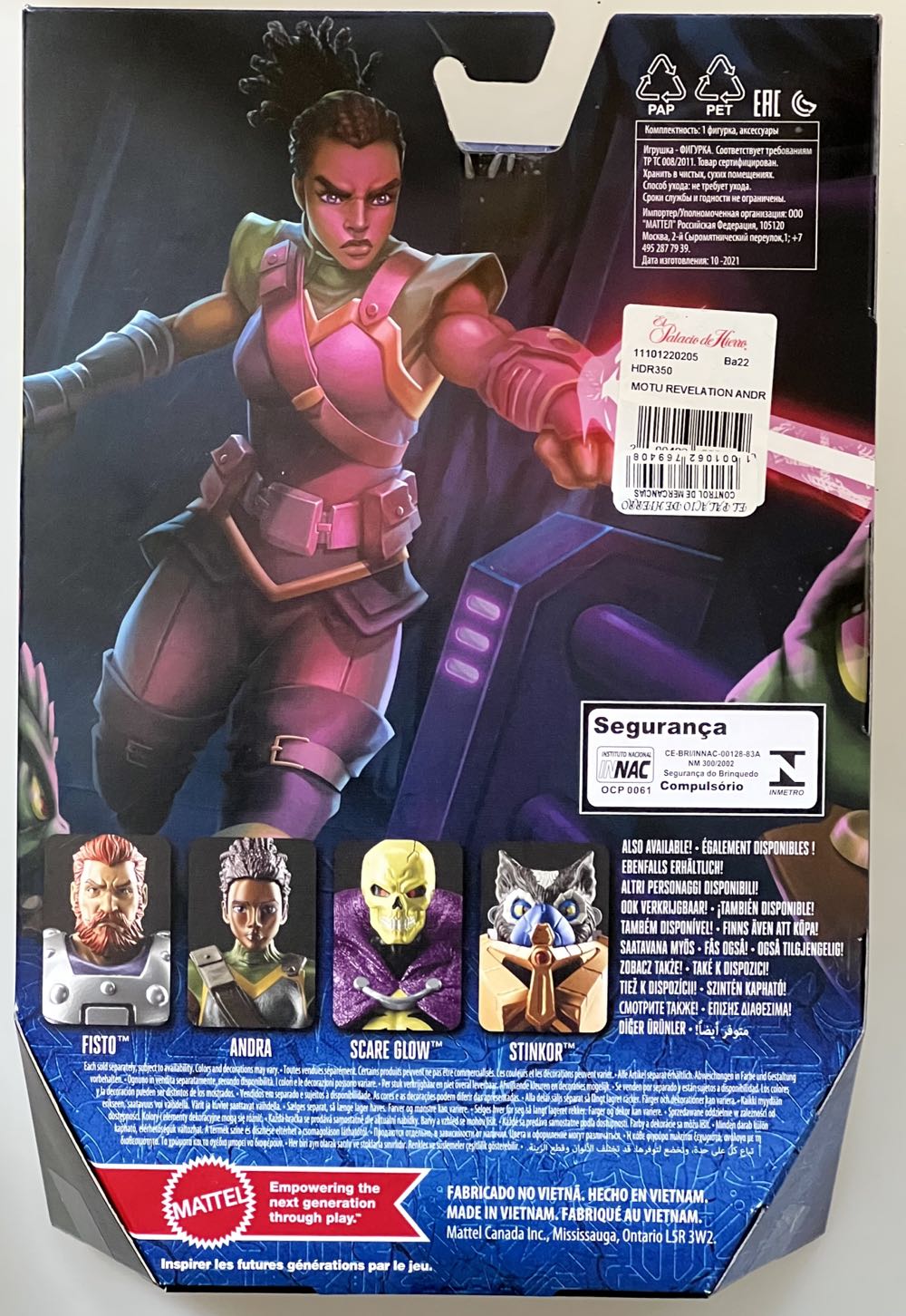 Andra - Mattel (Masterverse) action figure collectible [Barcode 194735030170] - Main Image 4