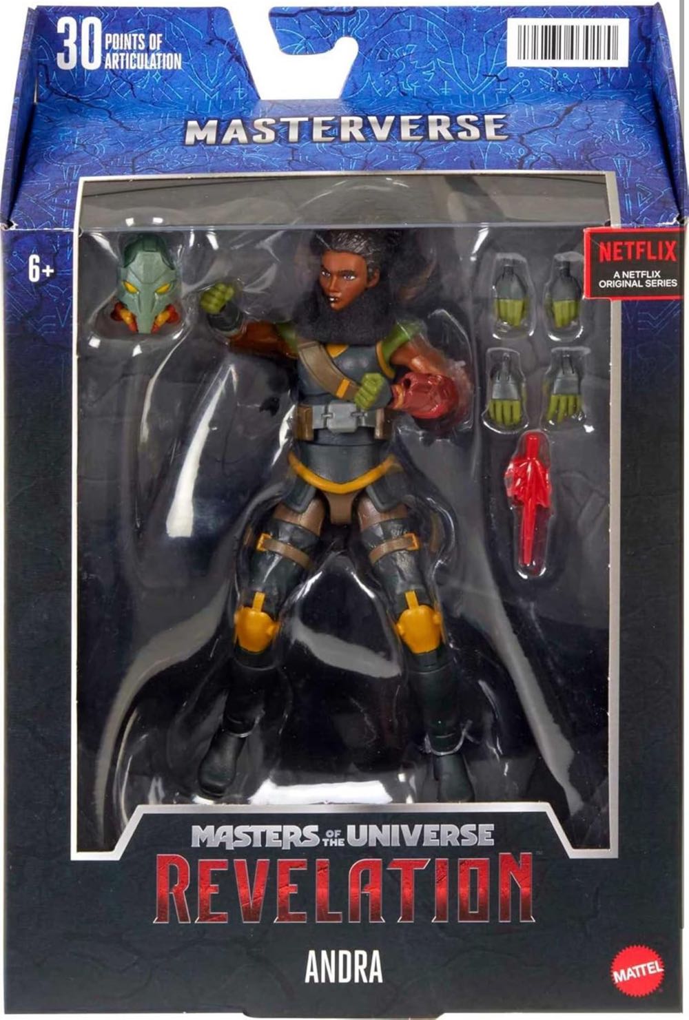Andra - Mattel (Masterverse) action figure collectible [Barcode 194735030170] - Main Image 5