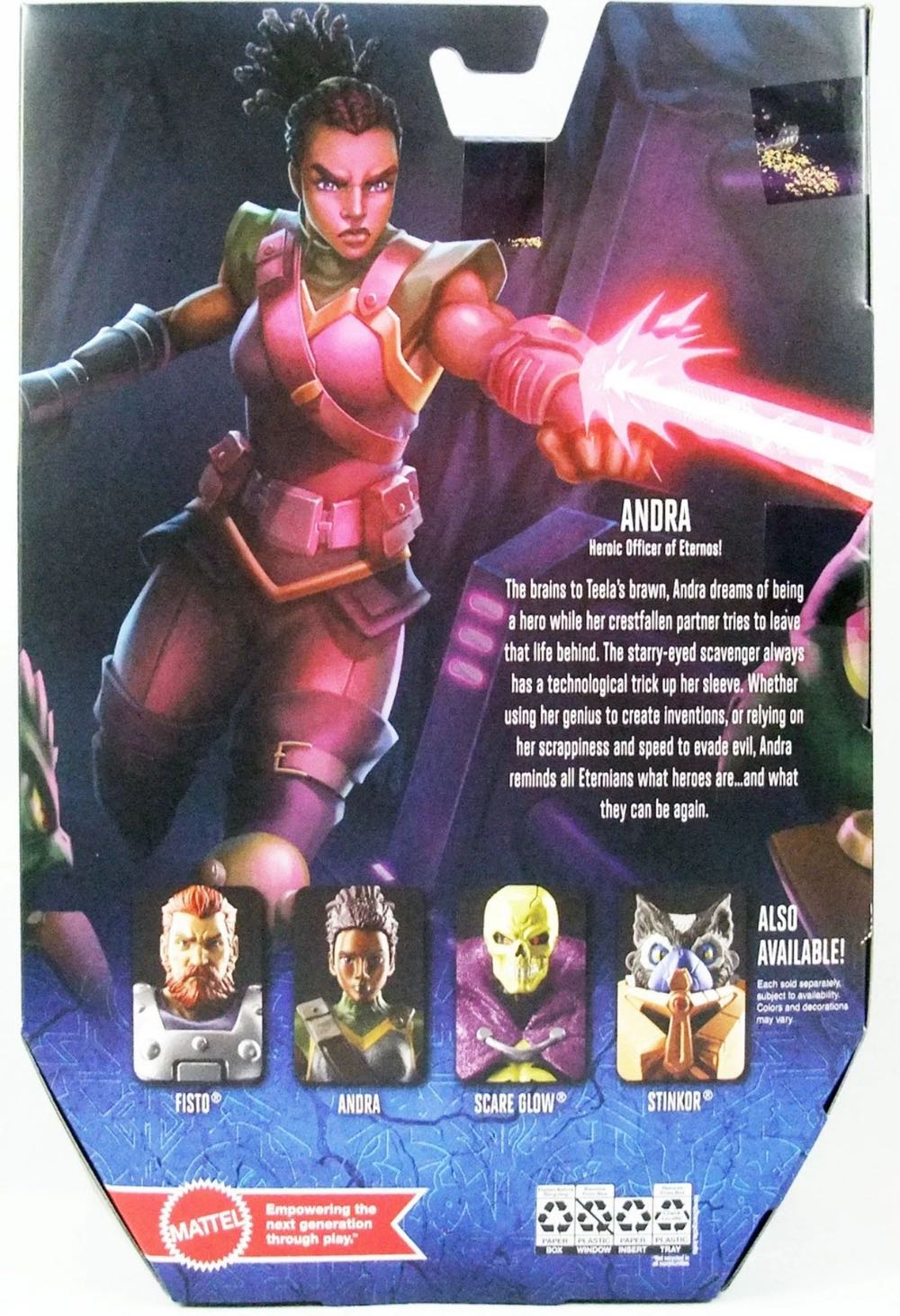 Andra - Mattel (Masterverse) action figure collectible [Barcode 194735030170] - Main Image 6