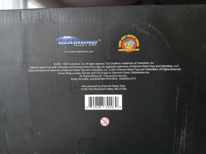 Diamond Movie Gallery The Crow Movie  action figure collectible [Barcode 699788842089] - Main Image 3