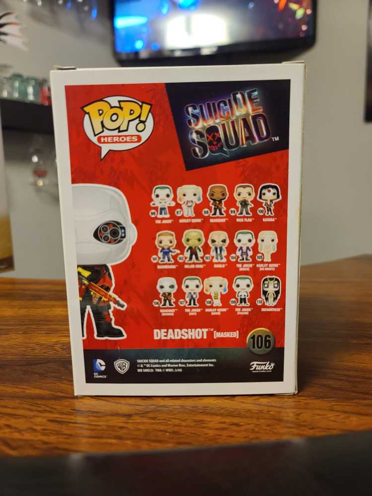 Funko Pop Heroes 106 Deadshot (Masked) - Funko (Comic Book) action figure collectible - Main Image 3
