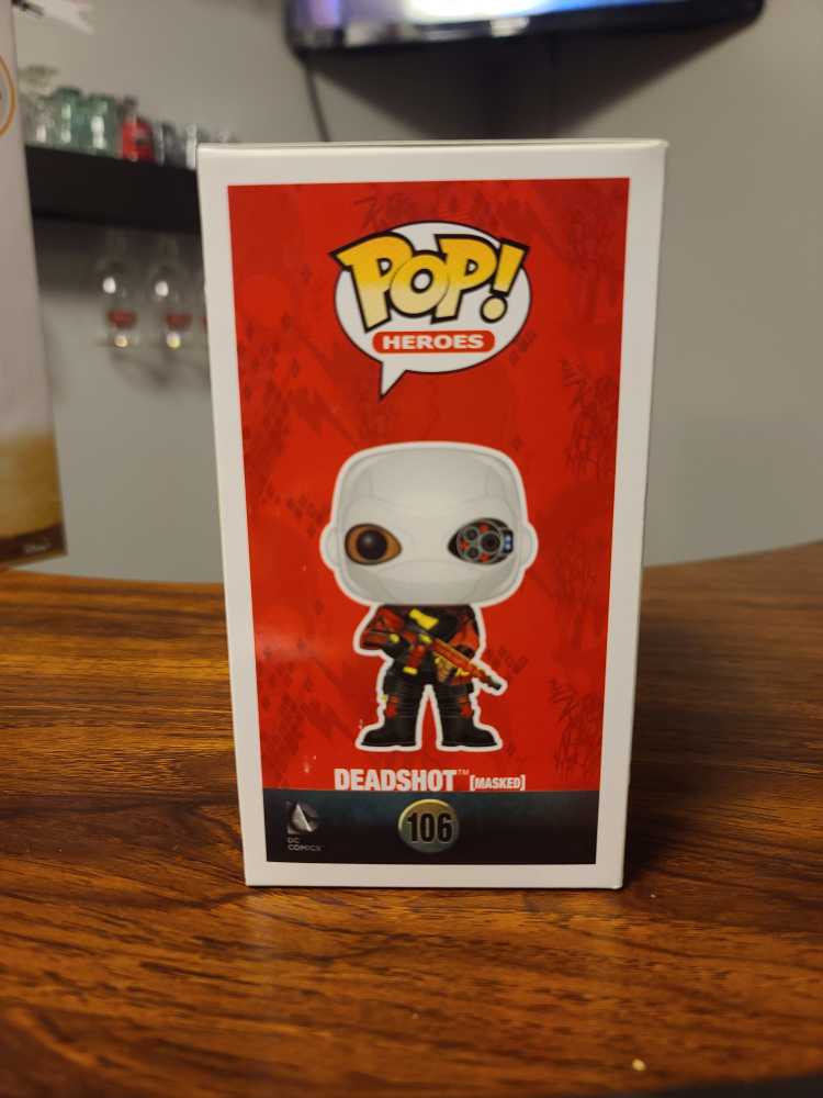 Funko Pop Heroes 106 Deadshot (Masked) - Funko (Comic Book) action figure collectible - Main Image 4