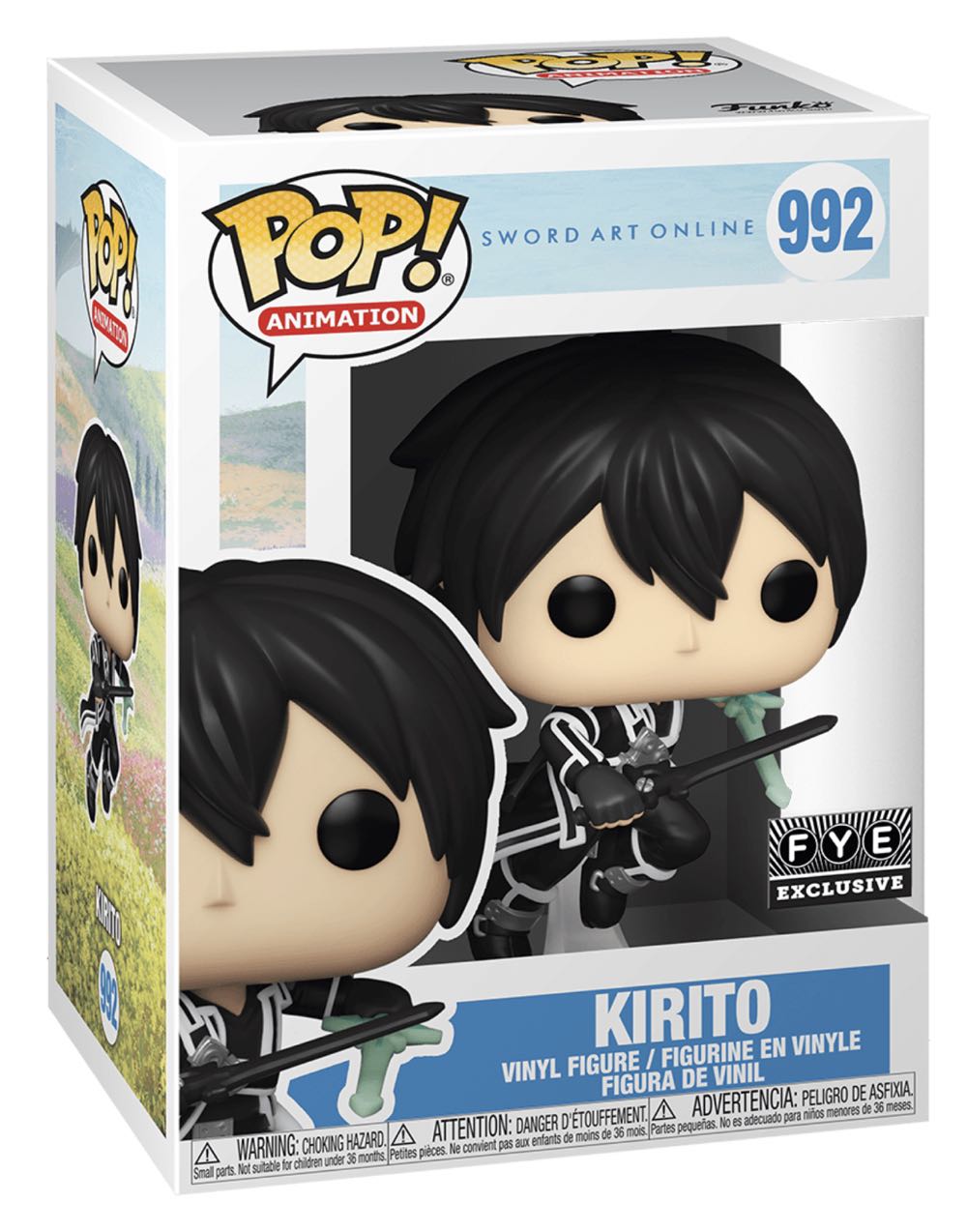 Kirito (Sword Art Online) 992 FYE Exclusive  action figure collectible [Barcode 889698537148] - Main Image 2