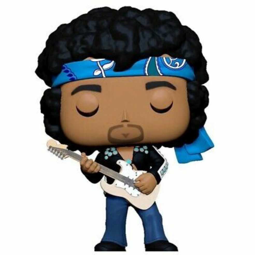 Jimi Hendrix: Funko Pop! Authentic Hendrix - Jimi Hendrix Maui Live #244 - Funko Pop! Rocks (Authentic Hendrix) action figure collectible [Barcode 889698576116] - Main Image 3