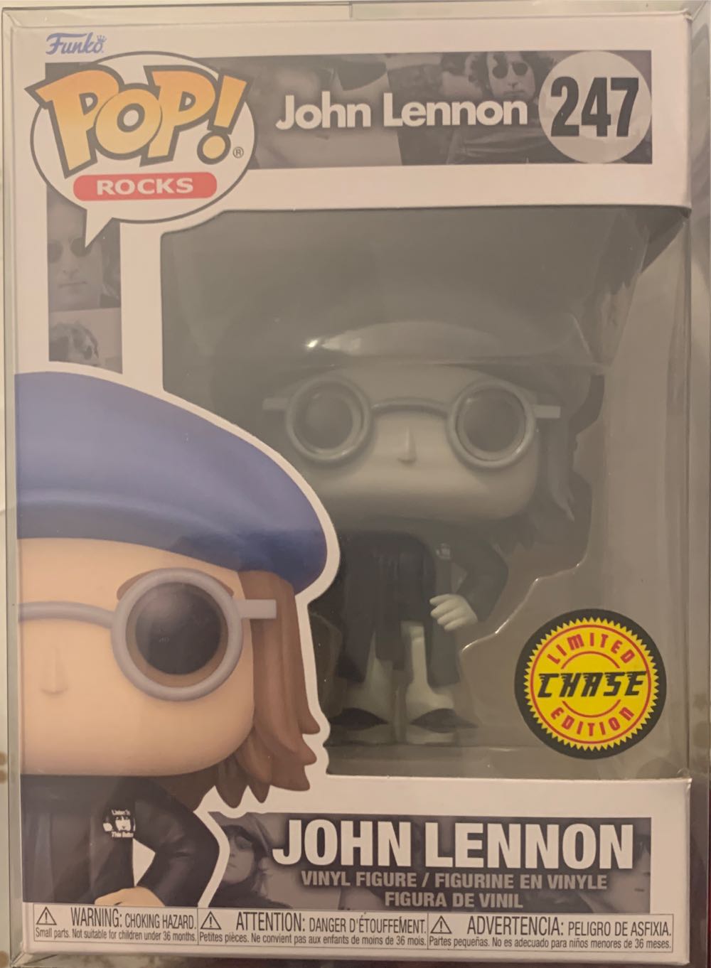 Pop! Rocks John Lennon (John Lennon) 247 Funko Shop Exclusive W Chase  action figure collectible [Barcode 889698560016] - Main Image 2