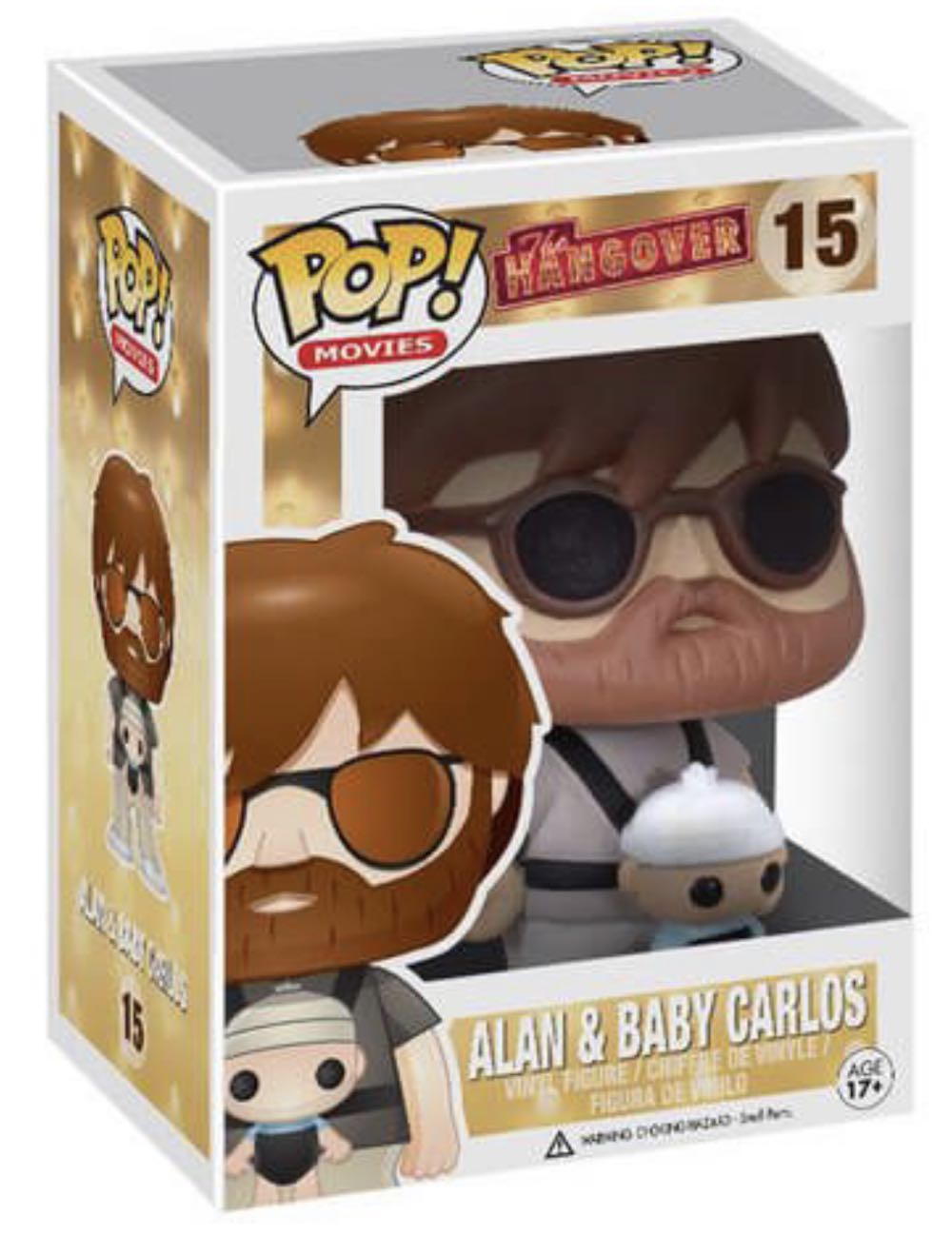 Alan & Baby Carlos (The Hangover) 15  action figure collectible [Barcode 830395027395] - Main Image 2
