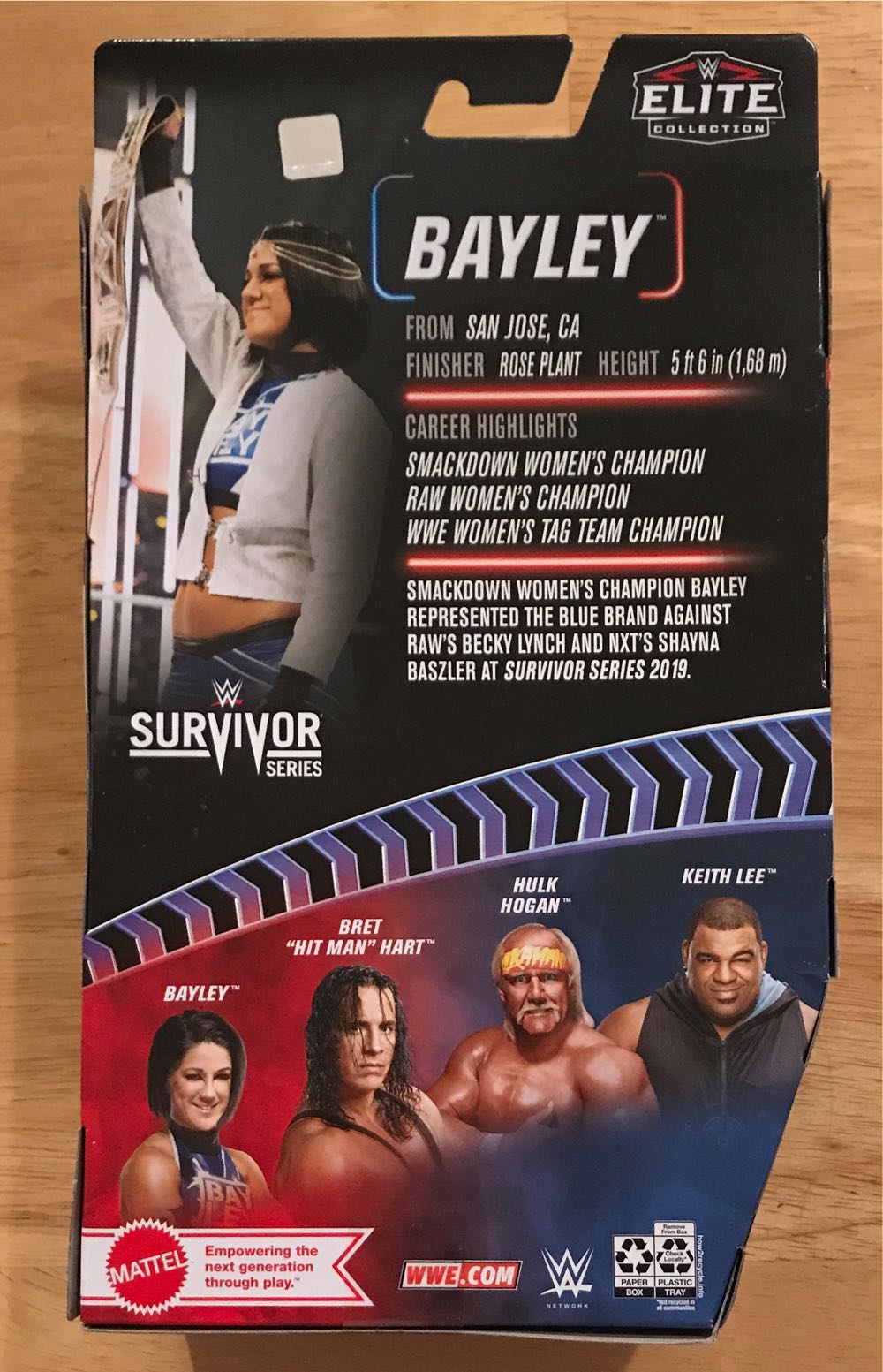 Bayley Elite Survivor Series - Mattel (Wwe Elite) action figure collectible [Barcode 887961967760] - Main Image 2
