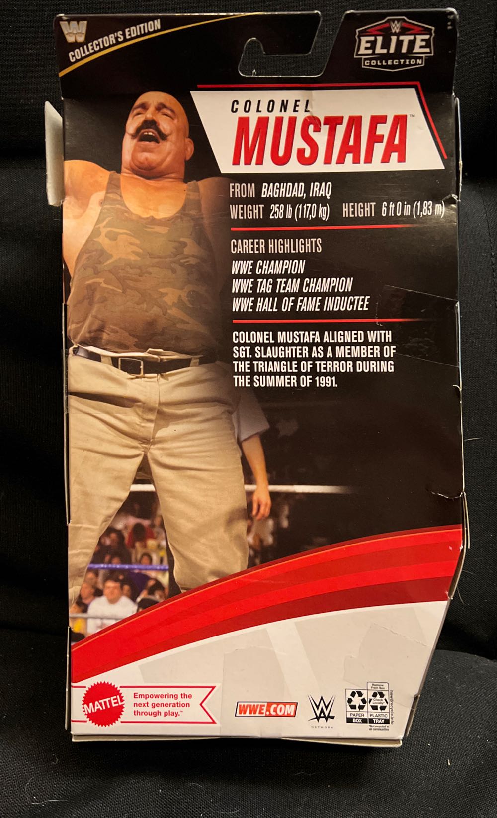 WWE Colonel Mustafa- Elite Collection Series - Mattel (WWE) action figure collectible [Barcode 887961987324] - Main Image 2
