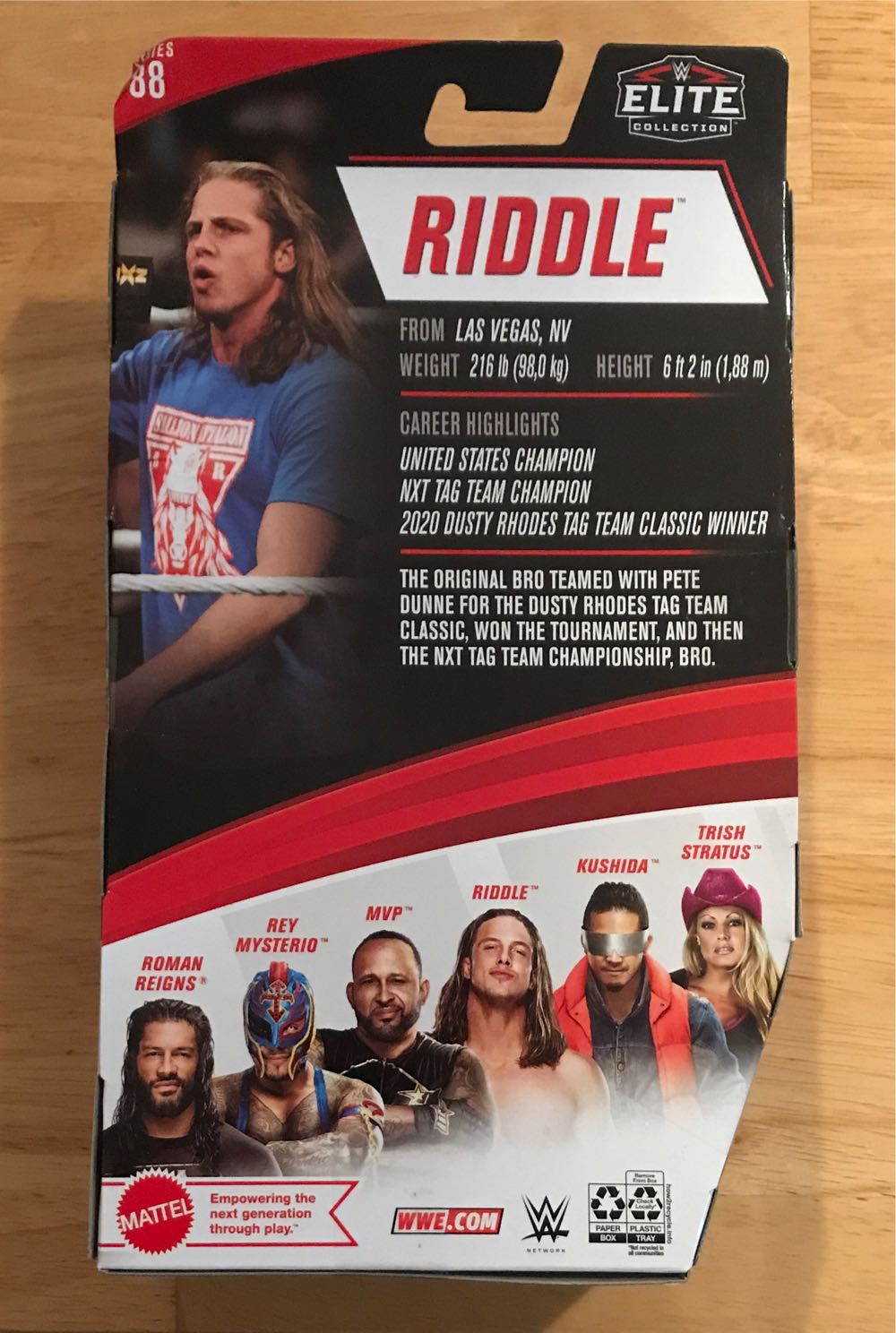 Matt Riddle Elite 88 - Mattel (WWE Elite Series 88) action figure collectible [Barcode 887961922226] - Main Image 2