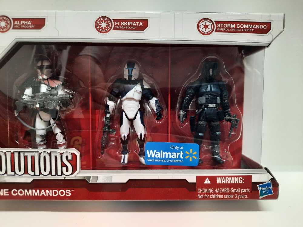 Evolutions: Clone Commanders  (Star Wars: Legacy: Saga Legends: 3”) action figure collectible [Barcode 653569431718] - Main Image 2