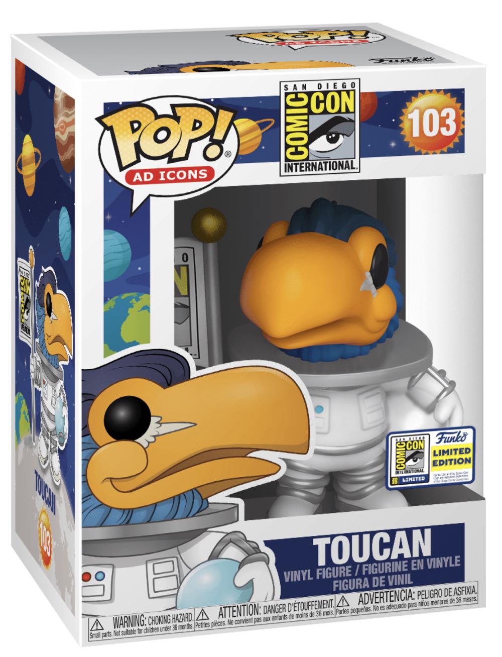 Toucan (San Diego Comicon International) 103 San Diego Comicon 2020  action figure collectible [Barcode 889698494434] - Main Image 2