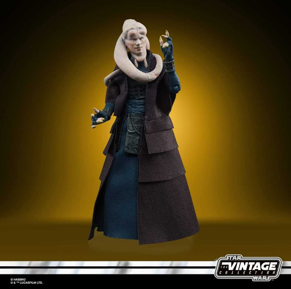 Carded Signed. VC224 Rotj. Bib Fortuna. Signed Michael Carter - Hasbro (Star Wars: Episode VI - Return Of The Jedi) action figure collectible [Barcode 5010993958009] - Main Image 3