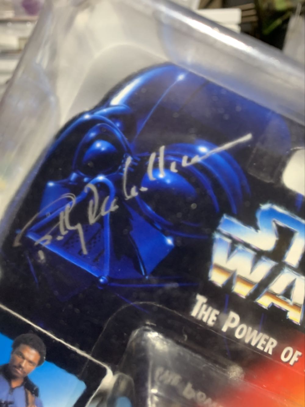 Power Of The Force The Empire Strikes Back Red Card Lando Calrissian Autographed  action figure collectible - Main Image 2