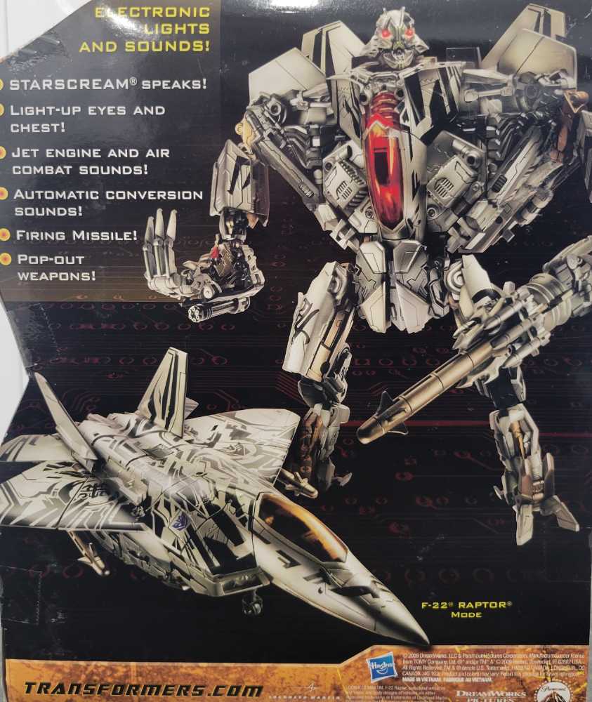 Starscream 1st Boxed - Hasbro (Hunt For The Decepticons) action figure collectible - Main Image 3