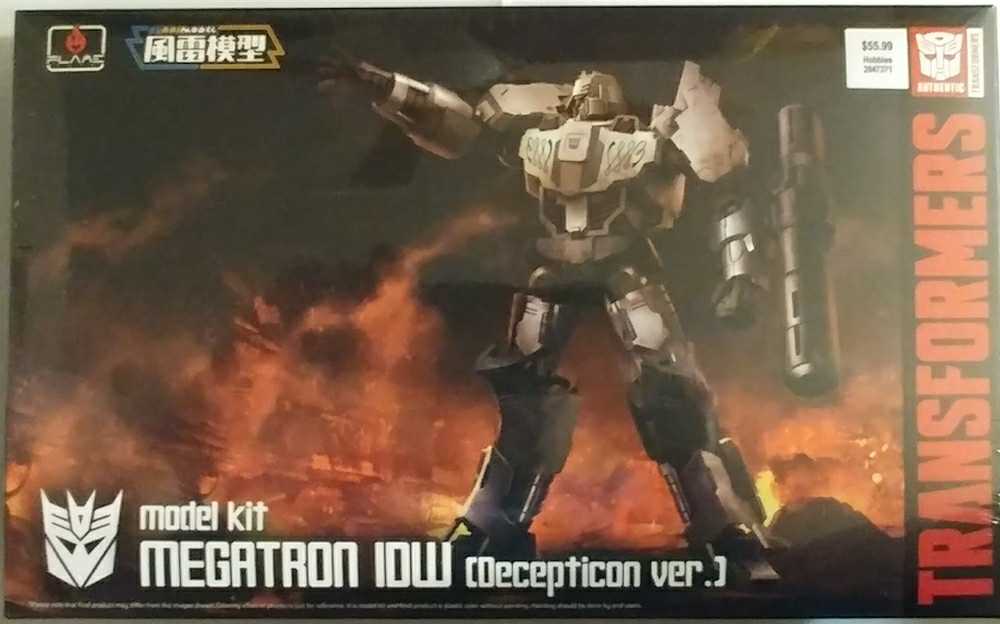 Megatron IDW (Decepticon Ver.) - Flame Toys (Furai Model Kit) action figure collectible [Barcode 4897054513640] - Main Image 1
