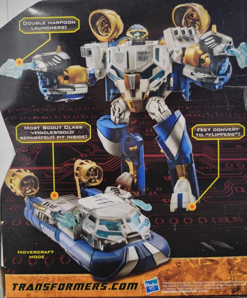 Sea Spray Seaspray Boxed - Hasbro (Hunt For The Decepticons) action figure collectible - Main Image 3