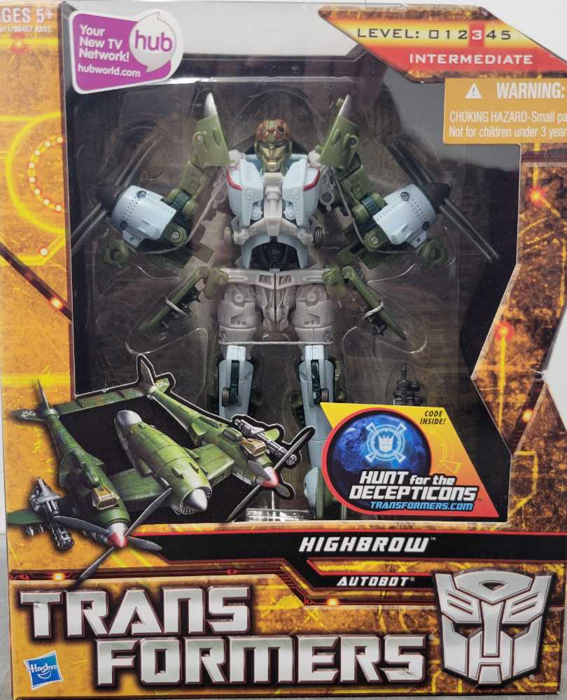 Highbrow Boxed - Hasbro (Hunt For The Decepticons) action figure collectible - Main Image 1