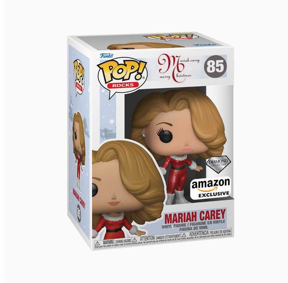 Funko Pop! Rocks: Mariah Carey Diamond Christmas Amazon Exclusive - Funko (Funko Pop! Rocks) action figure collectible [Barcode 889698587525] - Main Image 4