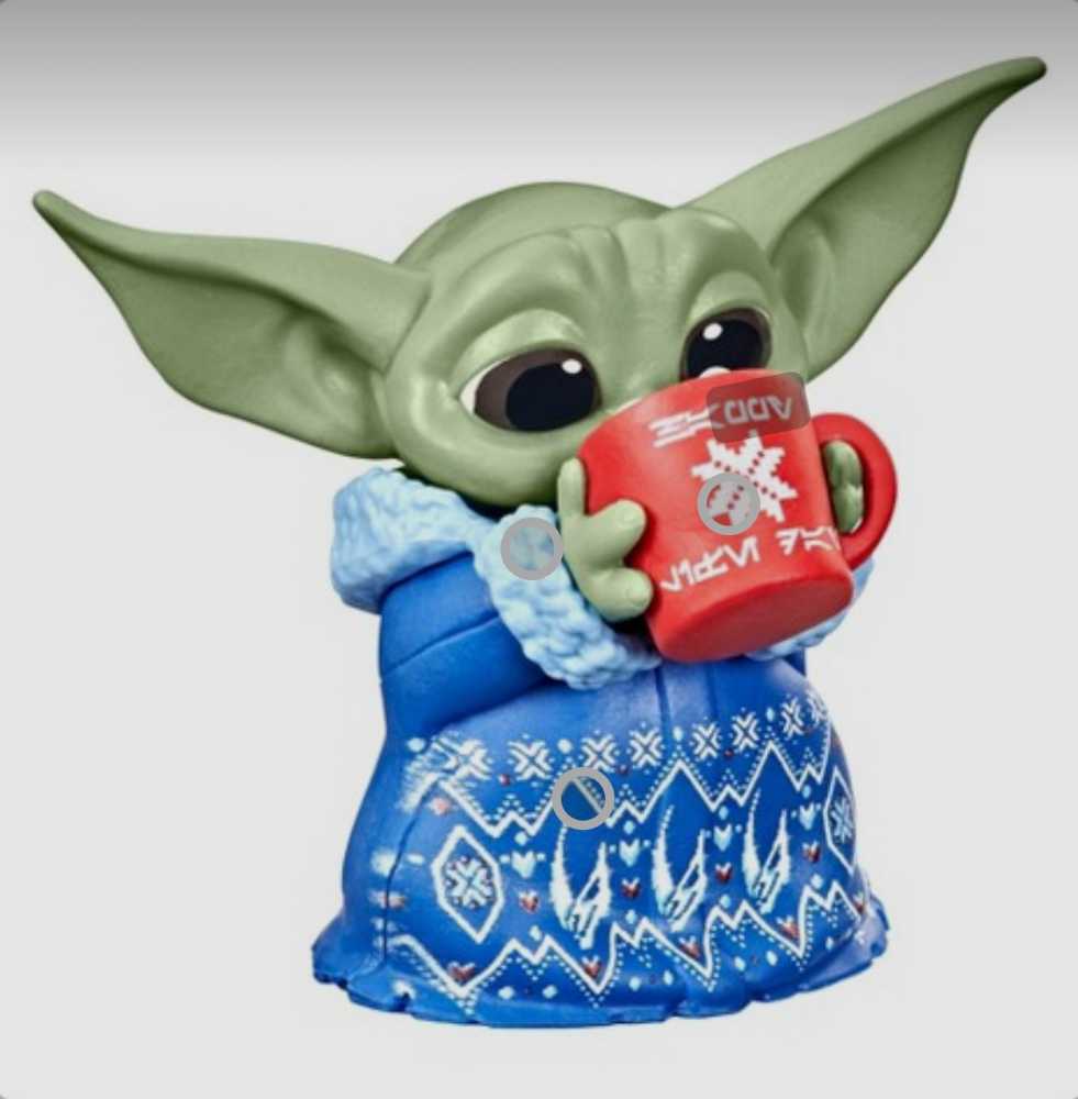 Grogu (Sipping Cocoa) The Bounty Collection: Holiday Edition - Hasbro (Star Wars The Mandalorian) action figure collectible [Barcode 5010993895229] - Main Image 4