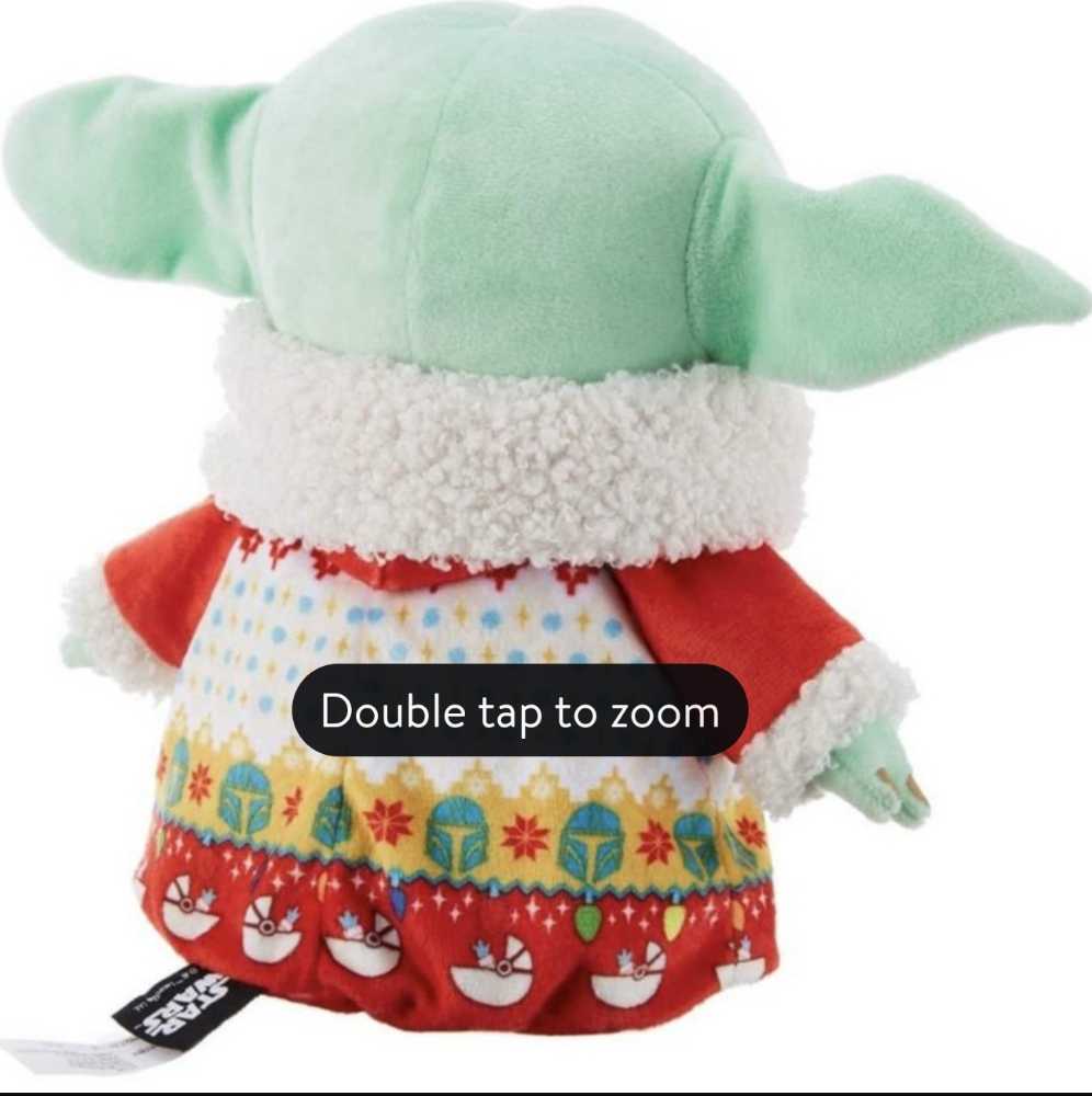 Grogu Seasonal Plush Limited Edition Christmas Sweater  MANDO - Mattel (Star Wars The Mandalorian) action figure collectible [Barcode 887961980042] - Main Image 3