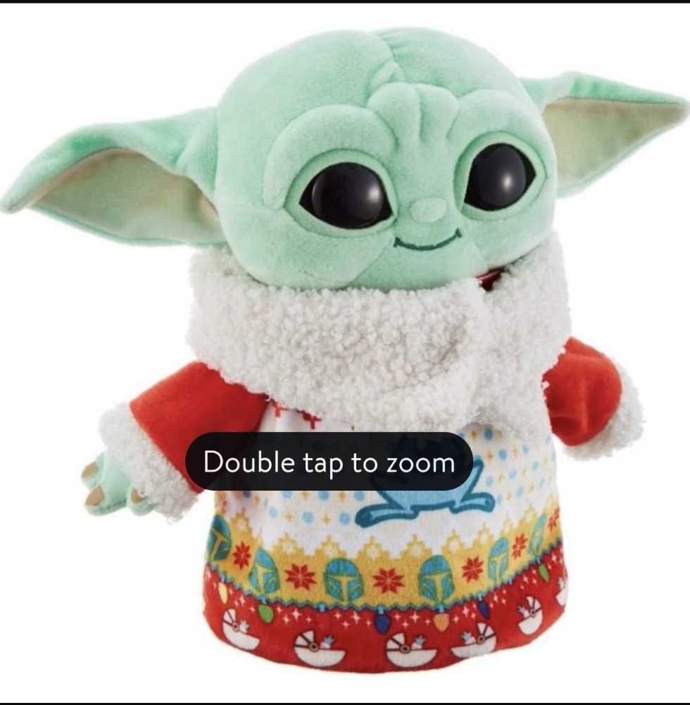 Grogu Seasonal Plush Limited Edition Christmas Sweater  MANDO - Mattel (Star Wars The Mandalorian) action figure collectible [Barcode 887961980042] - Main Image 4