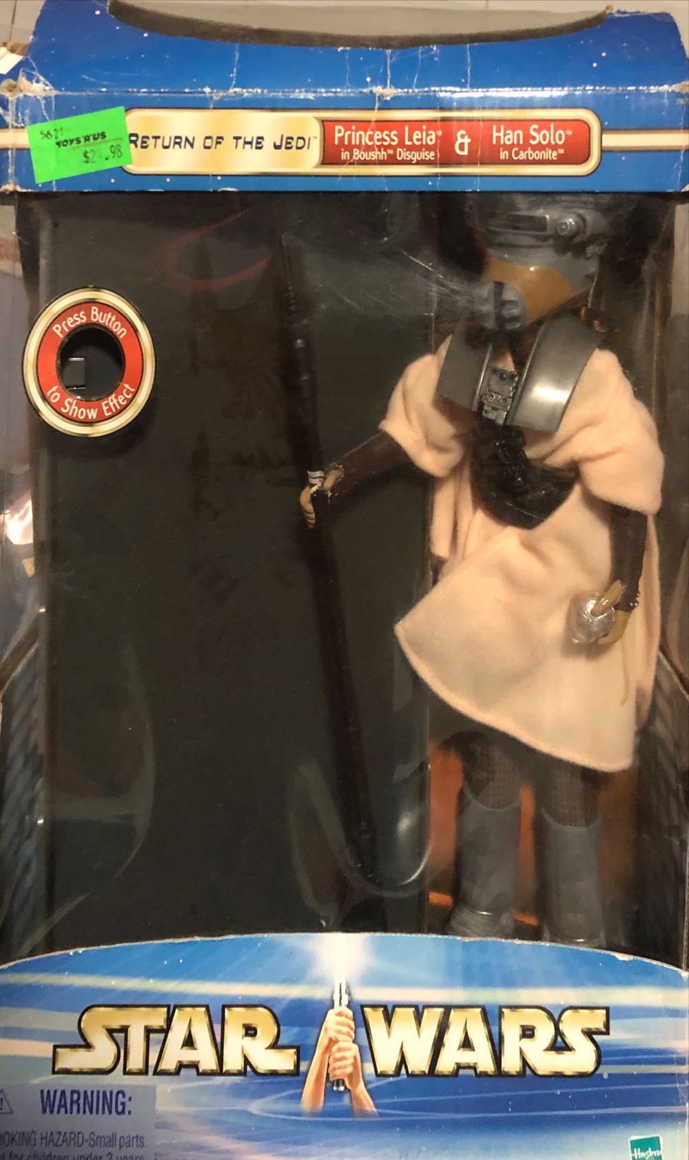 Princess Leia In Boussch Disguise & Han Solo In Carbonite - Hasbro (Star Wars: Return Of The Jedi) action figure collectible [Barcode 076930267899] - Main Image 2