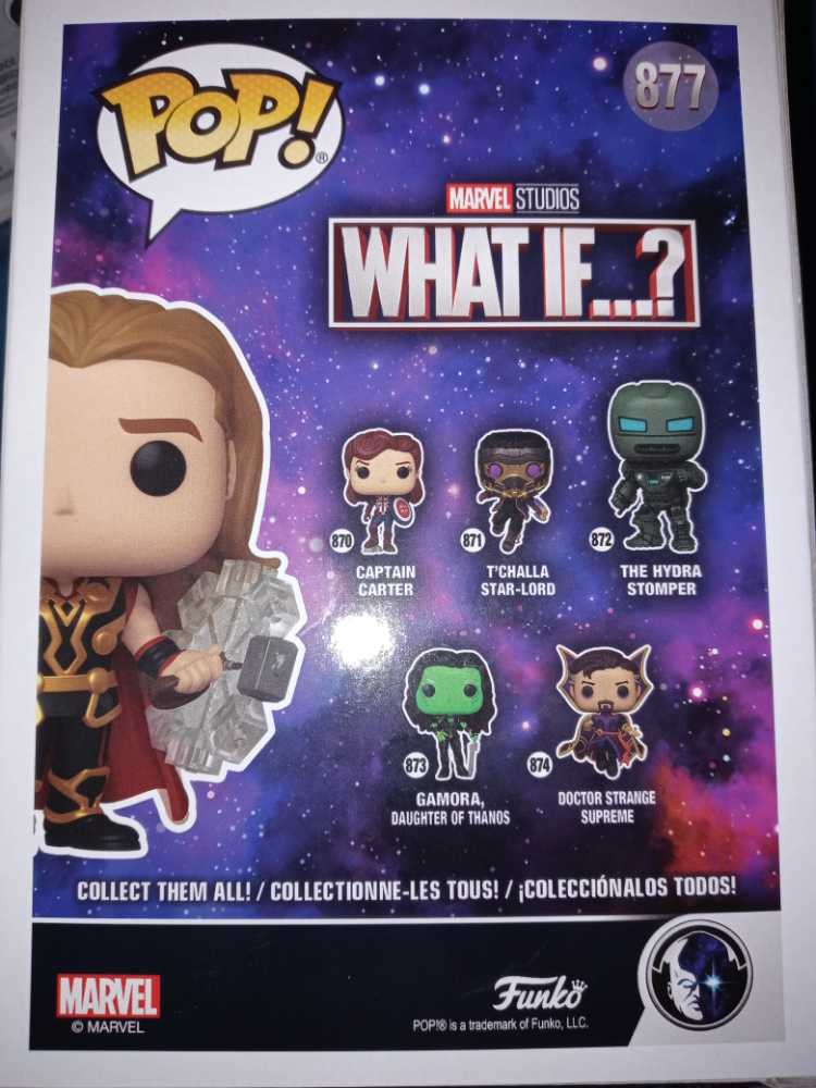 Marvel: Funko Pop! What If...? TV Series - Party Thor #877 - Funko Pop! Television (Marvels What If...?) action figure collectible [Barcode 889698562409] - Main Image 2