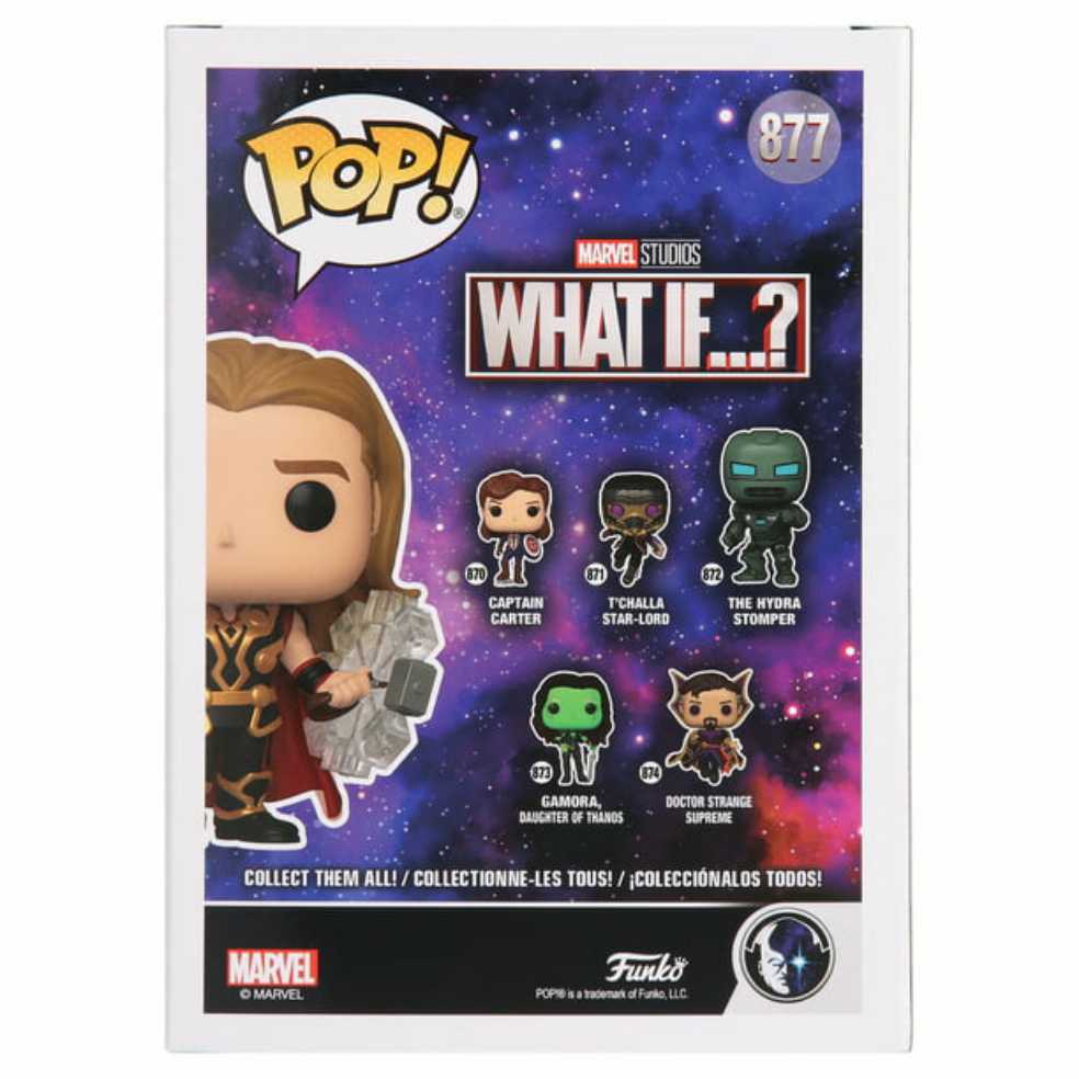 Marvel: Funko Pop! What If...? TV Series - Party Thor #877 - Funko Pop! Television (Marvels What If...?) action figure collectible [Barcode 889698562409] - Main Image 4