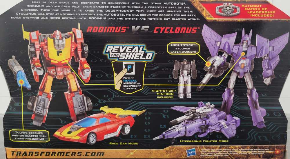 Cyclonus Rodimus Battle In Space - Hasbro (Reveal The Shield) action figure collectible - Main Image 3