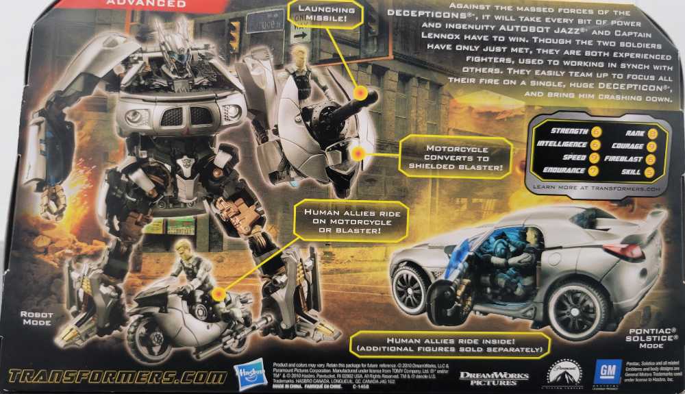 Jazz with Captain Lennox Human Alliance  - Hasbro (Hunt For The Decepticons) action figure collectible - Main Image 4