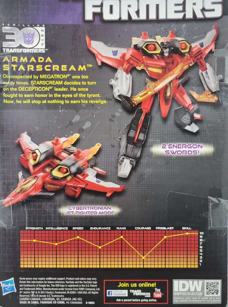 Starscream Armada Carded - Hasbro (Generations) action figure collectible - Main Image 4