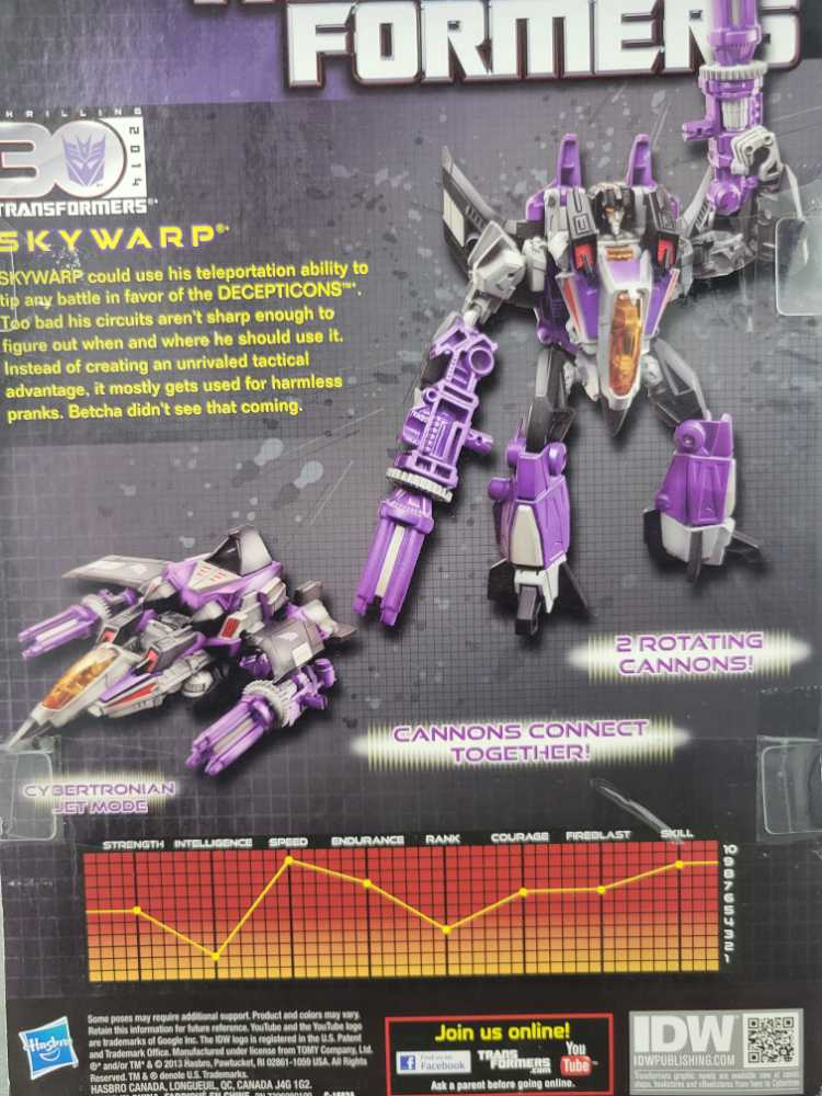 Transformers War/Fall Of Cybertron Skywarp - Hasbro (Generations War For Cybertron) action figure collectible - Main Image 4